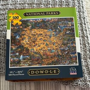 National Parks Puzzle 500 Pieces Warm Tones